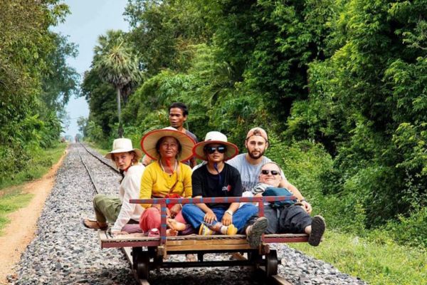 Bamboo train